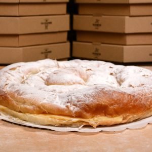 Ensaïmada de crema cremada
