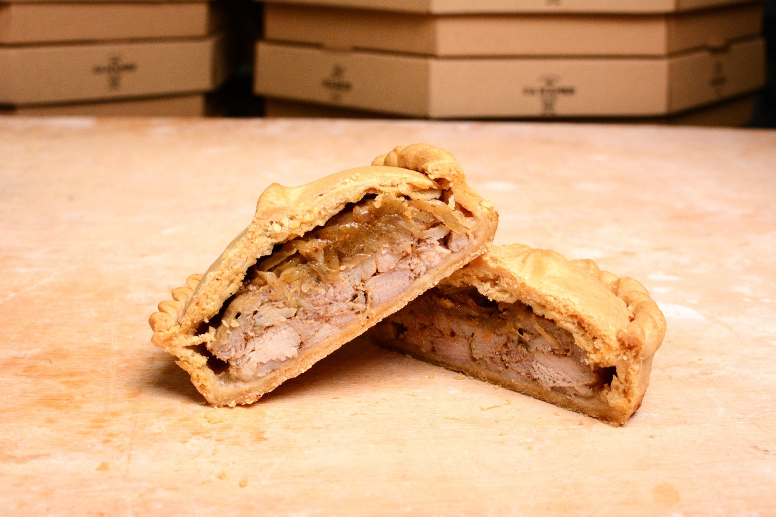 Panada pollastre amb ceba